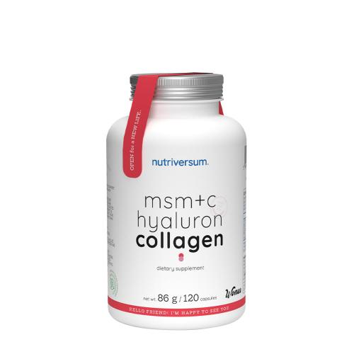 Nutriversum MSM+C Hyaluron Collagen - WOMEN (120 Capsule)