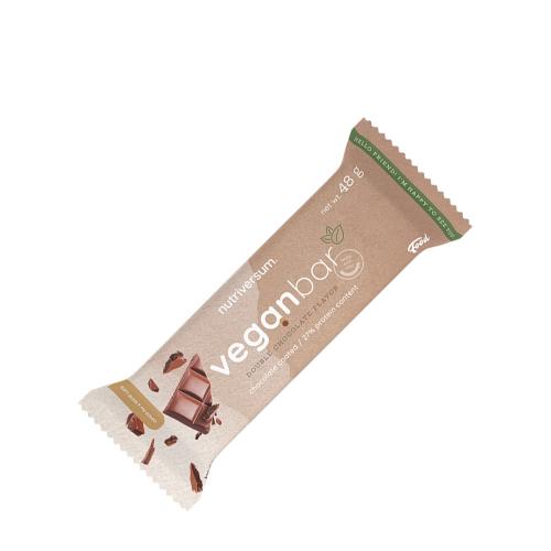 Nutriversum Vegan Protein Bar (48 g, Ciocolată Dublă)