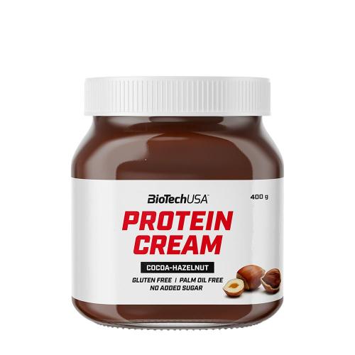 BioTechUSA Protein Cream (400 g, Cu Alune și Cacao)