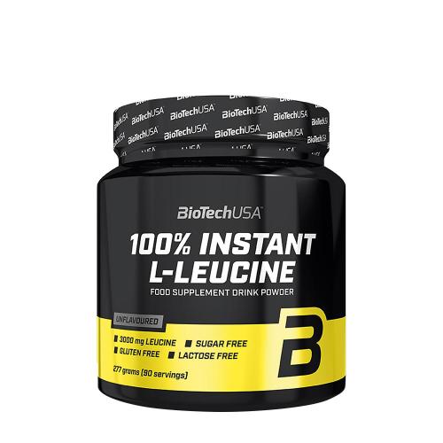 BioTechUSA 100% Instant L-Leucine (277 g, Fără adaos de aromă)