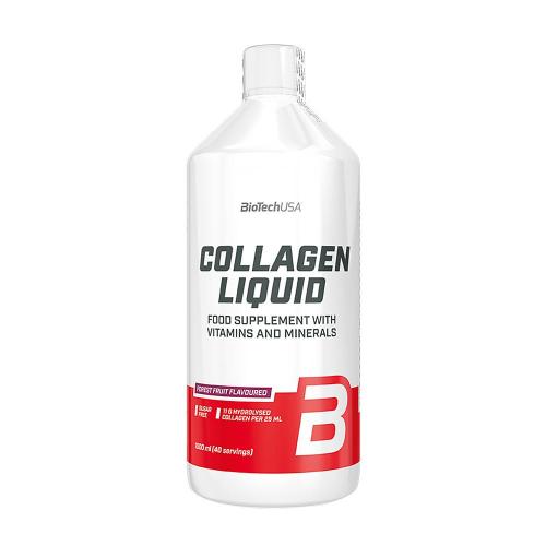 BioTechUSA Collagen Liquid (1000 ml, Fructe de Pădure)