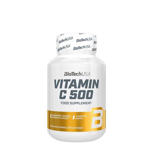 BioTechUSA Vitamin C 500 (120 Comprimate masticabile)