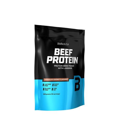 BioTechUSA Beef Protein (500 g, Căpșuni)