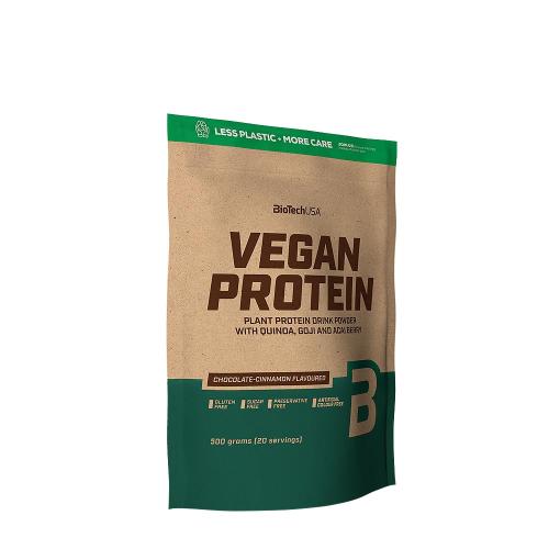 BioTechUSA Vegan Protein (500 g, Ciocolată și Scorțișoară)