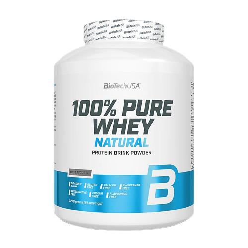 BioTechUSA 100% Pure Whey Natural (2270 g, Fără adaos de aromă)