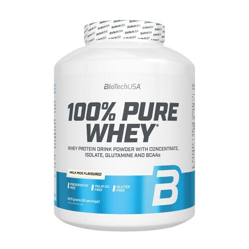 BioTechUSA 100% Pure Whey (2270 g, Orez cu lapte)