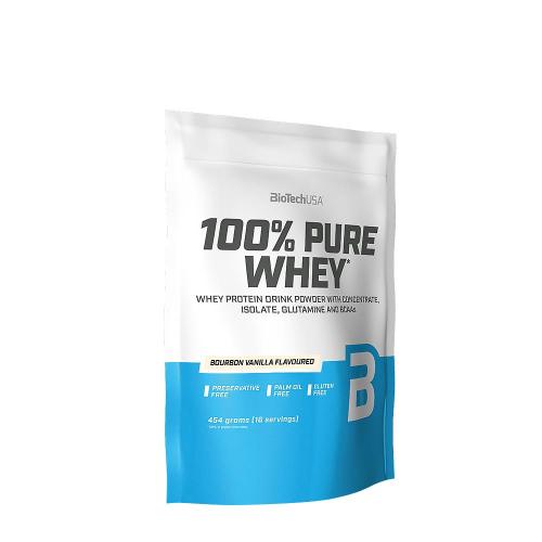 BioTechUSA 100% Pure Whey (454 g, Bourbon cu Vanilie)