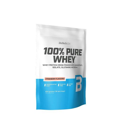 BioTechUSA 100% Pure Whey (454 g, Căpșuni)