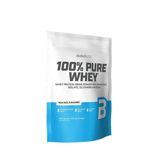 BioTechUSA 100% Pure Whey (454 g, Orez cu lapte)