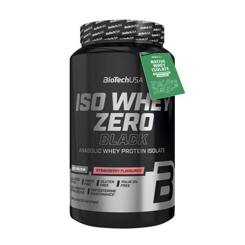 BioTechUSA Iso Whey Zero Black (908 g, Căpșuni)