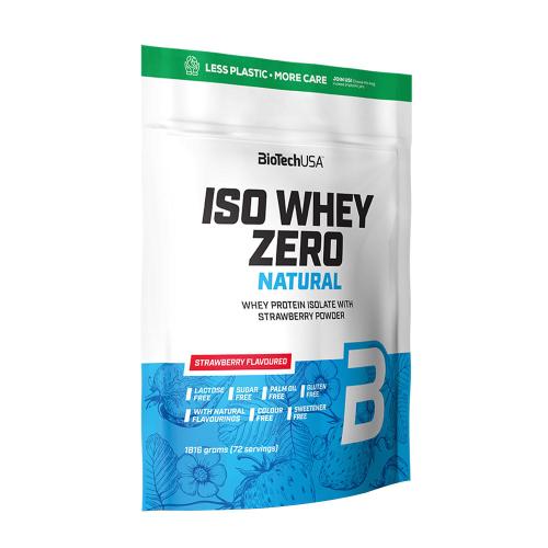 BioTechUSA Iso Whey Zero Natural  (1816 g, Căpșuni)