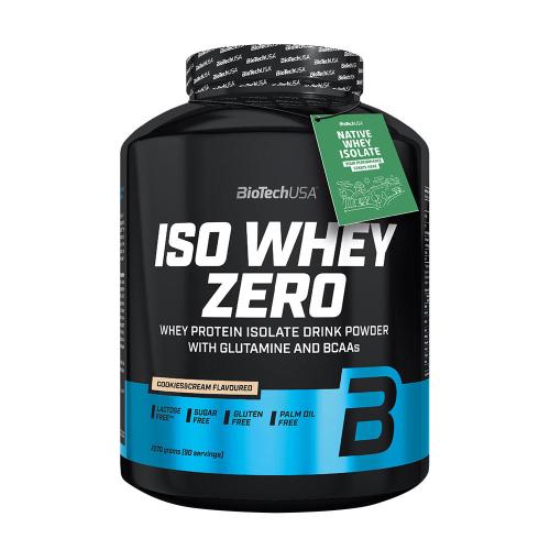 BioTechUSA Iso Whey Zero  (2270 g, Biscuiți cu Ciocolată și Cremă )