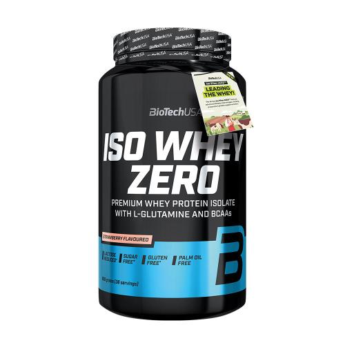 BioTechUSA Iso Whey Zero  (908 g, Căpșuni)