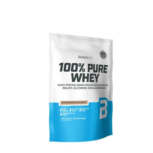 BioTechUSA 100% Pure Whey (454 g, Biscuiți cu Ciocolată și Cremă )