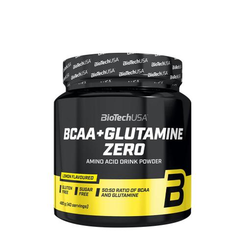 BioTechUSA BCAA+Glutamine Zero  (480 g, Lămâie)