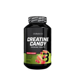   BioTechUSA Creatine Candy (240 tablete masticabile, Cu fructe roșii)