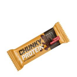 BioTechUSA Chunky Protein Bar (50 g, Trio de Ciocolată)