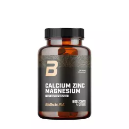   BioTechUSA Calcium Zinc Magnesium from Organic Sources (90 Comprimate)