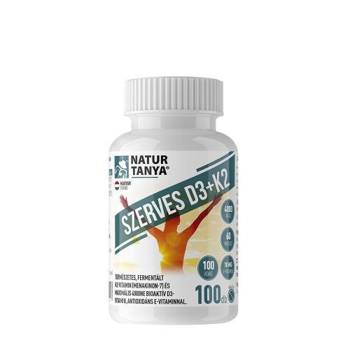 Natur Tanya Organic D3 + K2 Vitamin (100 Comprimate)