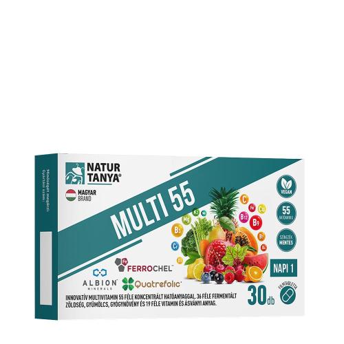 Natur Tanya Multi 55 - Fermented Multivitamin (30 Comprimate)