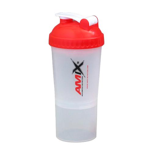 Amix Shaker Monster Bottle Color (600 ml, Roșu)