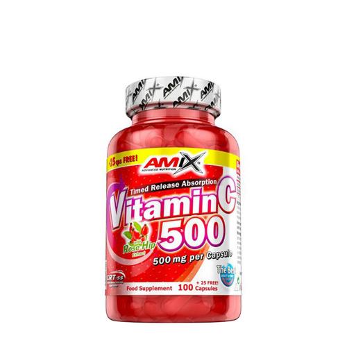 Amix Vitamin C 500 mg with Rose Hip Extract (125 capsule)