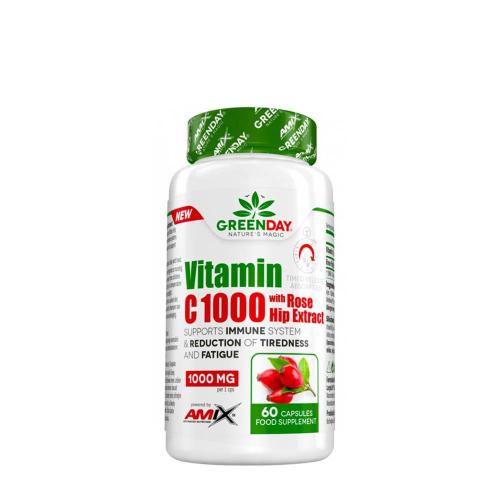 Amix GreenDay® ProVegan Vitamin C 1000 Immuno Forte (60 Capsule)