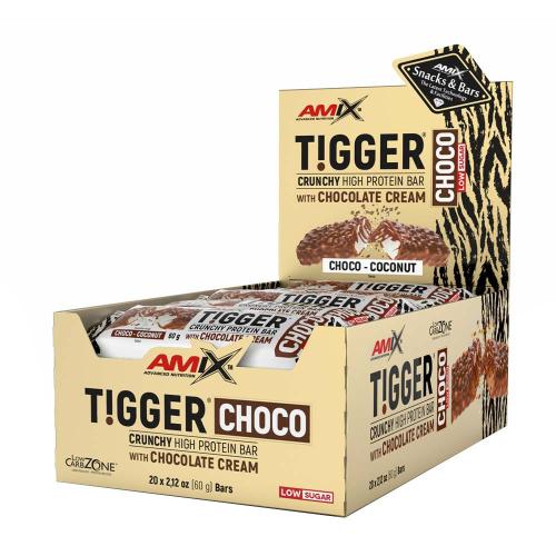 Amix Tigger® Choco (20 x 60g, Cocos cu Ciocolată)