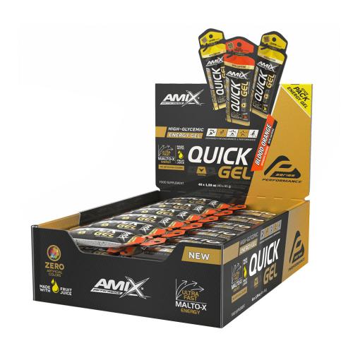 Amix Performance QUICK Energy Gel (40 x 45g, Portocale Roșii)