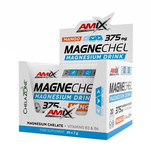 Amix Băutură de chelat de magneziu de performanță - Performance Magnesium Chelate Drink (20 x 7 g, Mango)