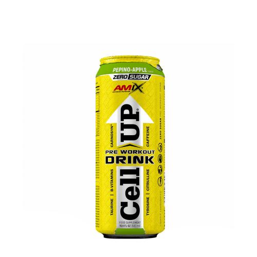 Amix Cell Up Pre Workout Drink Zero Sugar - Cell Up Pre Workout Drink Zero Sugar (500 ml, Pepino Măr)