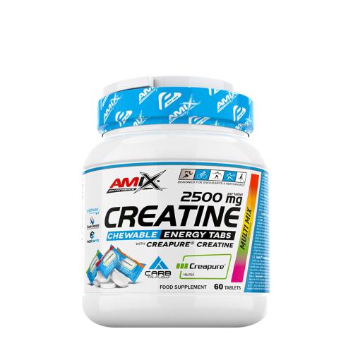 Amix Performance Creatine 2500 mg Chewable Energy Tabs (60 Comprimate masticabile)