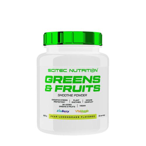 Scitec Nutrition Vita Greens & Fruits (600 g, Pere-roiniță)