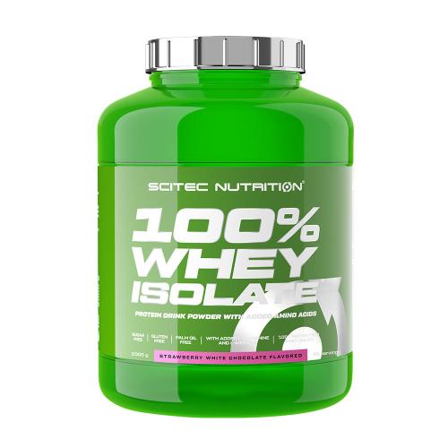 Scitec Nutrition 100% Whey Isolate (2000 g, Ciocolată Albă cu Căpșuni)