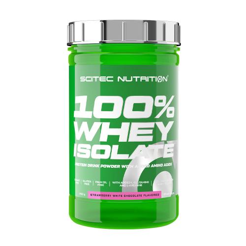 Scitec Nutrition 100% Whey Isolate (700 g, Ciocolată Albă cu Căpșuni)