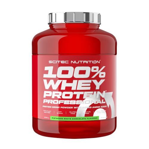 Scitec Nutrition 100% Whey Protein Professional (2350 g, Fistic-ciocolată albă)