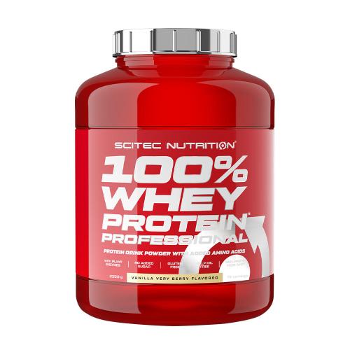 Scitec Nutrition 100% Whey Protein Professional (2350 g, Vanilie-fructe de pădure)