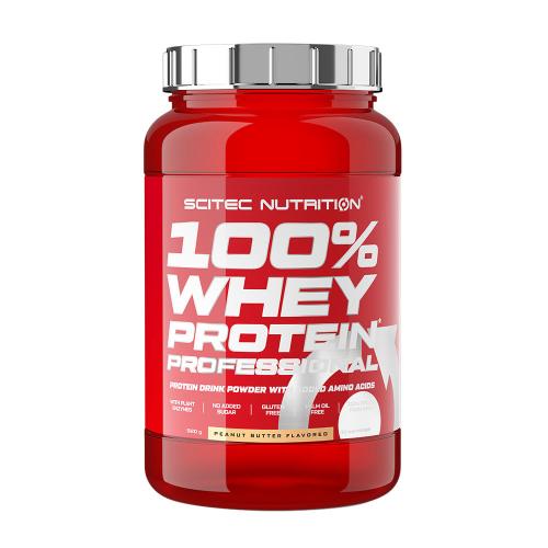 Scitec Nutrition 100% Whey Protein Professional (920 g, Unt de Arahide)