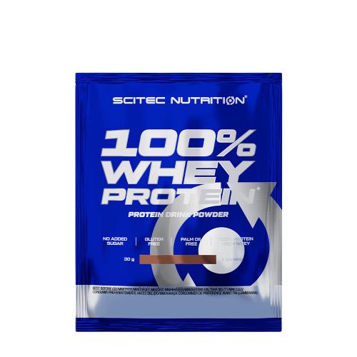 Scitec Nutrition 100% Whey Protein (30 g, Unt de Arahide)