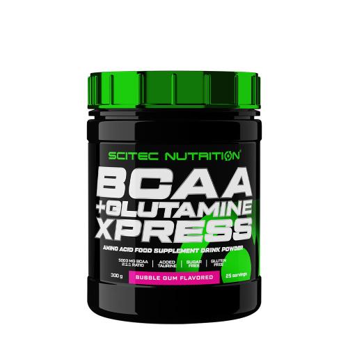 Scitec Nutrition BCAA + Glutamine Xpress (300 g, Gumă de Mestecat)