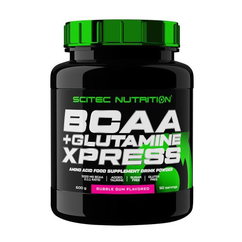 Scitec Nutrition BCAA + Glutamine Xpress (600 g, Gumă de Mestecat)
