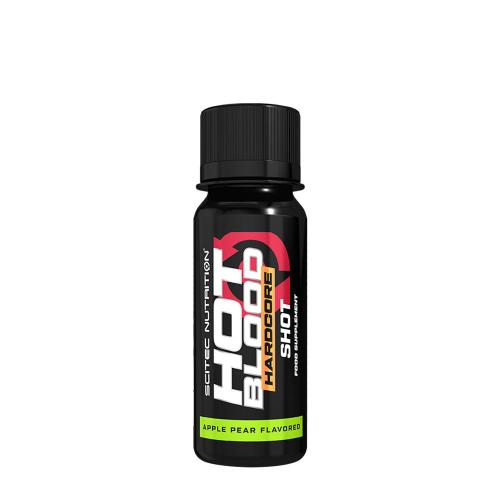 Scitec Nutrition Hot Blood Hardcore Shot (60 ml, Mere și Pere)
