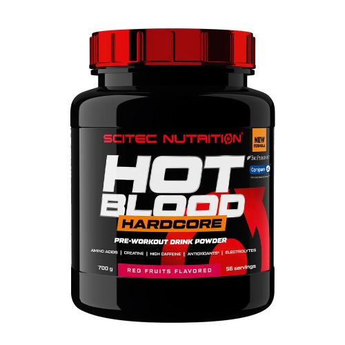 Scitec Nutrition Hot Blood Hardcore (700 g, Fructe Roșii)