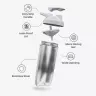 SmartShake Stainless Steel Shaker (900 ml, Pennywise)