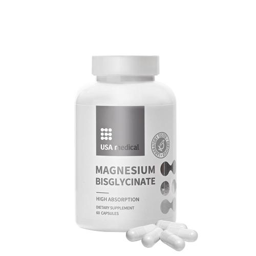 USA medical Bisglicinat de magneziu - Magnesium Bisglycinate (60 Capsule)