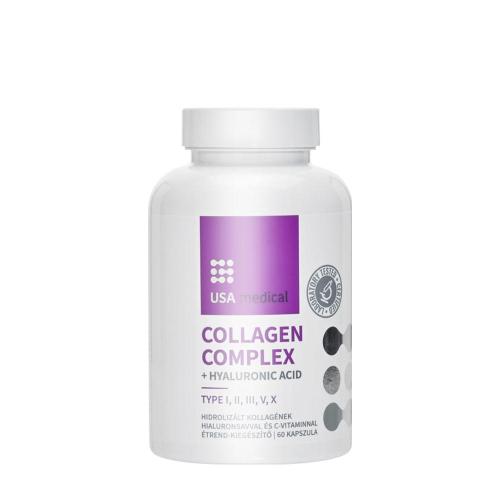 USA medical Complex de colagen - Capsulă cu colagen cu 5 tipuri de colagen (60 Capsule)