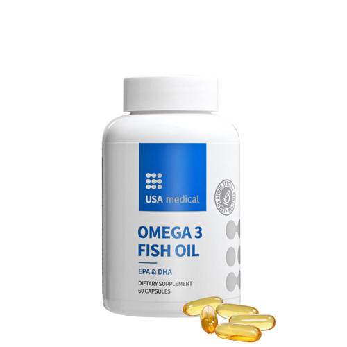 USA medical Omega 3 Fish Oil - Omega 3 Fish Oil (60 Capsule moi)
