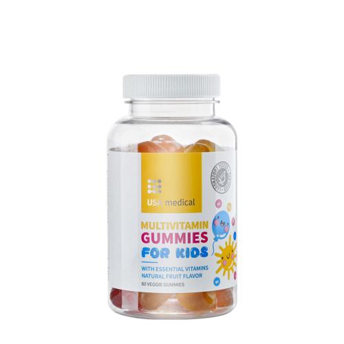 USA medical Multivitamin Gummies For kids (60 Jeleuri, Aromă Naturală de Fructe)