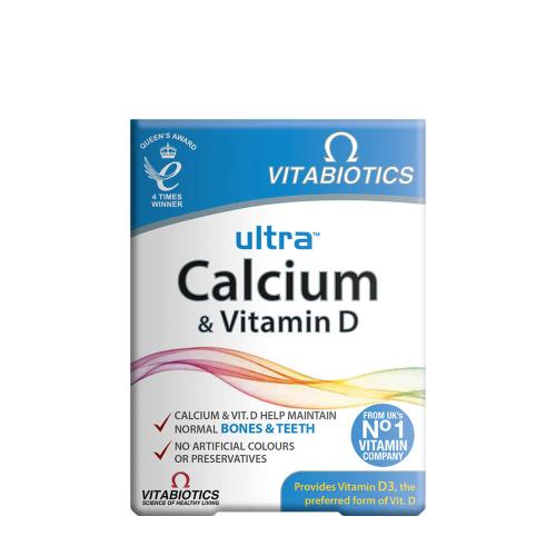 Vitabiotics Ultra Calciu și vitamina D  - Ultra Calcium & Vitamin D  (30 Comprimate)