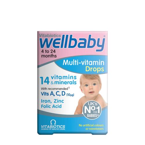 Vitabiotics Wellbaby Multi-vitamine picături - Wellbaby Multi-vitamin Drops (30 ml)